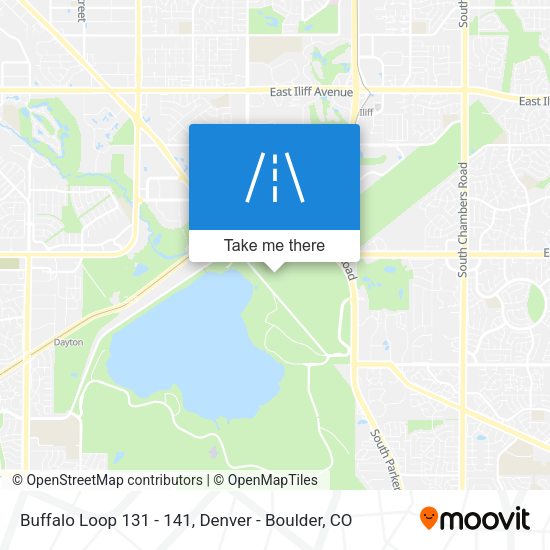 Mapa de Buffalo Loop 131 - 141