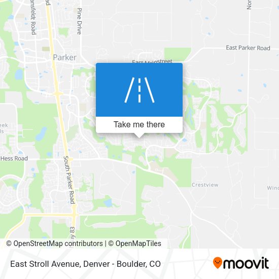 East Stroll Avenue map