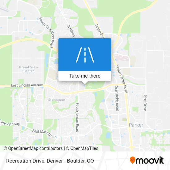 Recreation Drive map