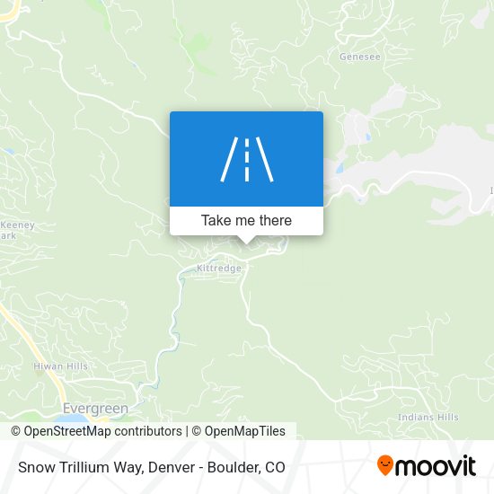 Snow Trillium Way map