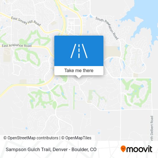 Sampson Gulch Trail map