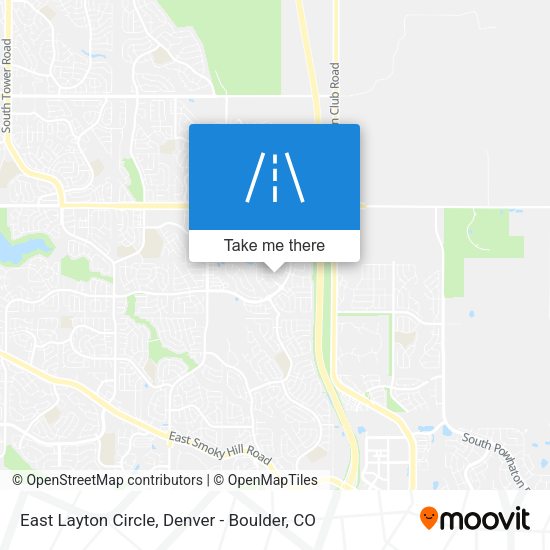 East Layton Circle map
