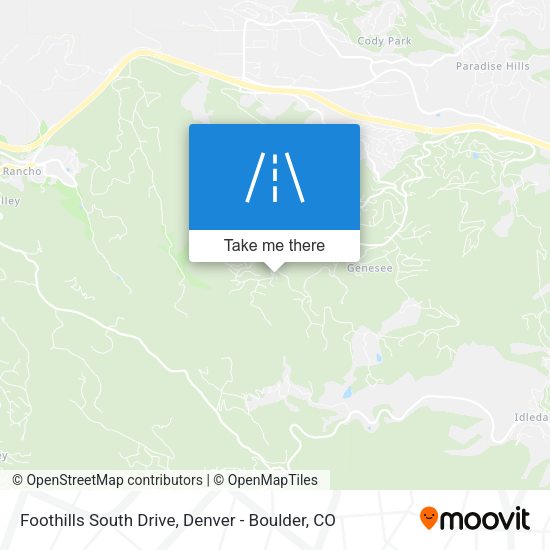 Mapa de Foothills South Drive