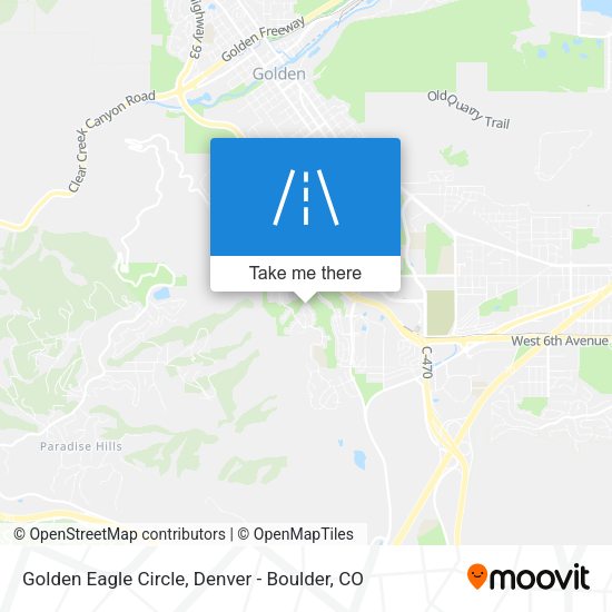 Mapa de Golden Eagle Circle