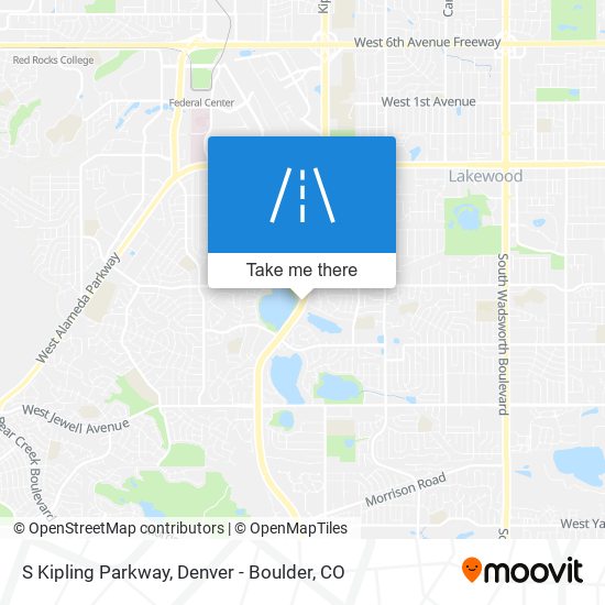 S Kipling Parkway map