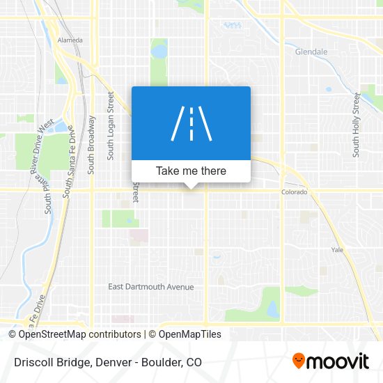 Mapa de Driscoll Bridge