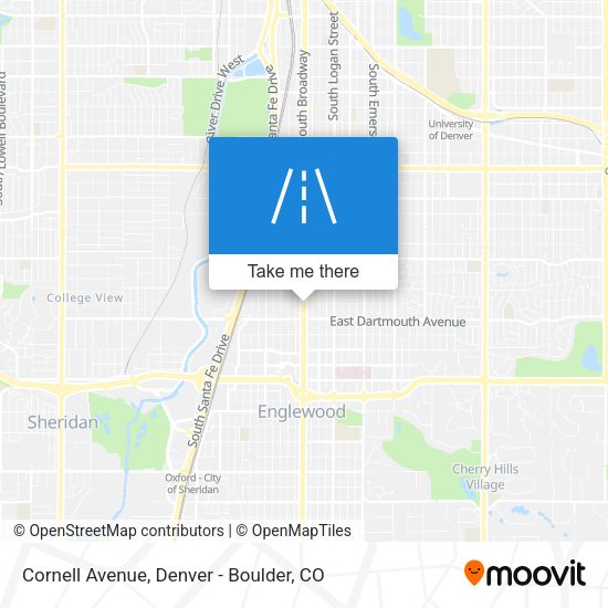 Cornell Avenue map