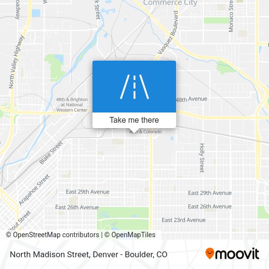 Mapa de North Madison Street