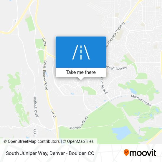 South Juniper Way map