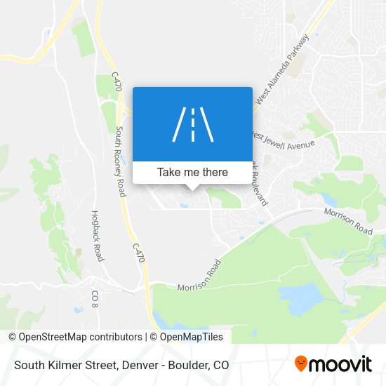 South Kilmer Street map