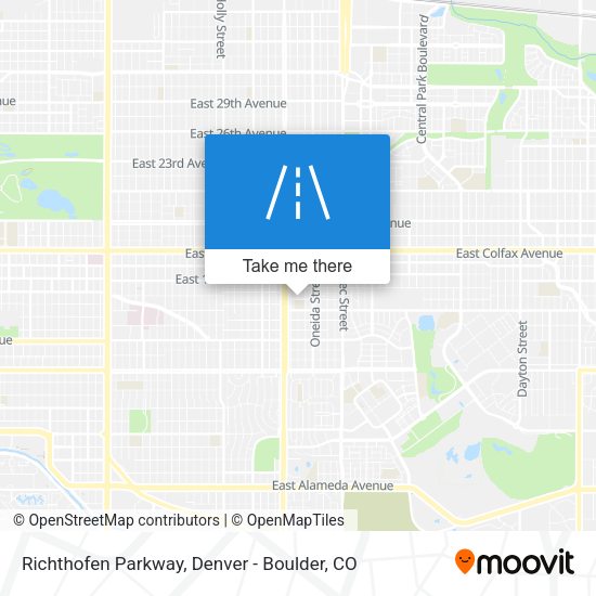 Mapa de Richthofen Parkway