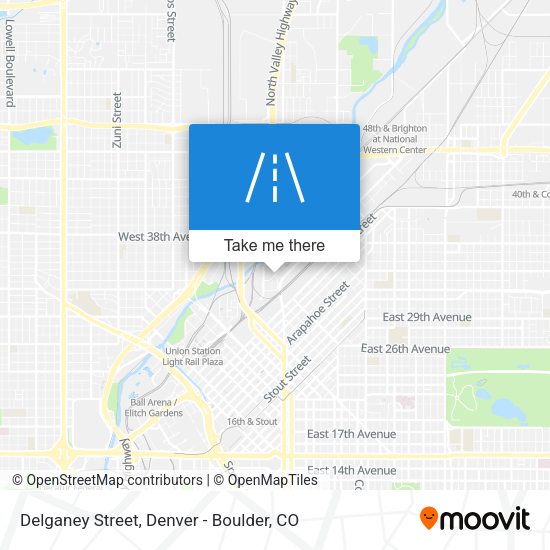 Delganey Street map