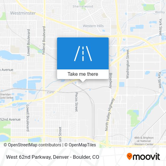 Mapa de West 62nd Parkway