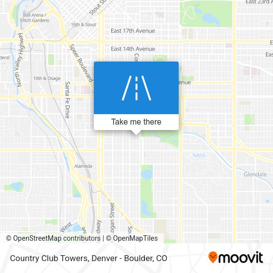 Country Club Towers map