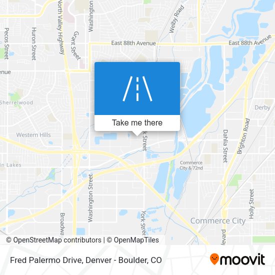 Mapa de Fred Palermo Drive