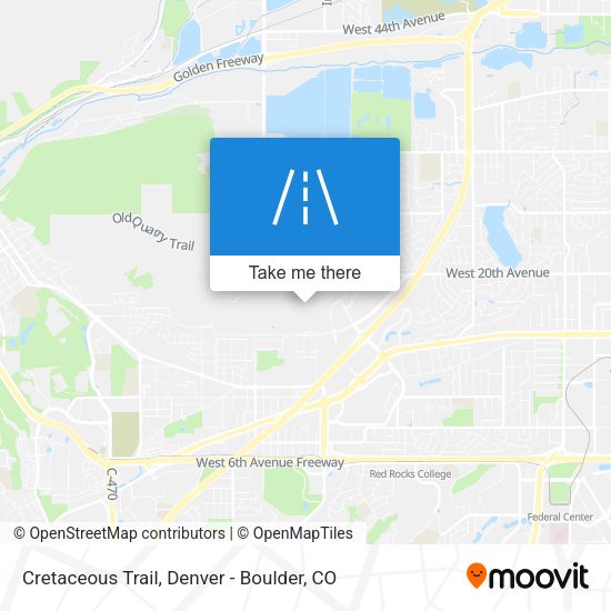 Cretaceous Trail map