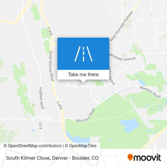 South Kilmer Close map