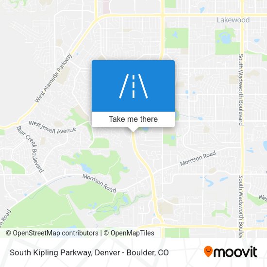 Mapa de South Kipling Parkway