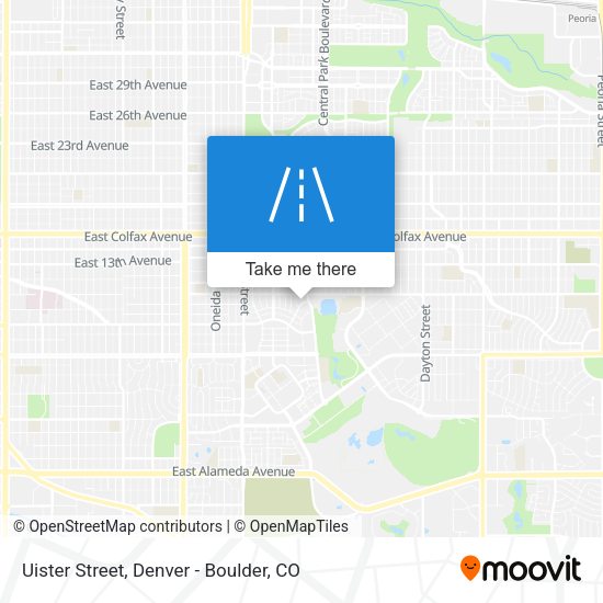 Uister Street map
