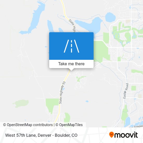 West 57th Lane map