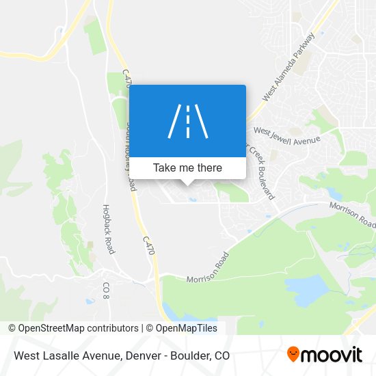 West Lasalle Avenue map