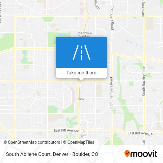 South Abilene Court map