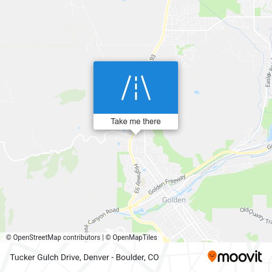 Tucker Gulch Drive map