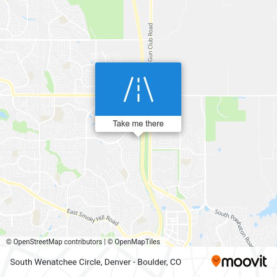 Mapa de South Wenatchee Circle