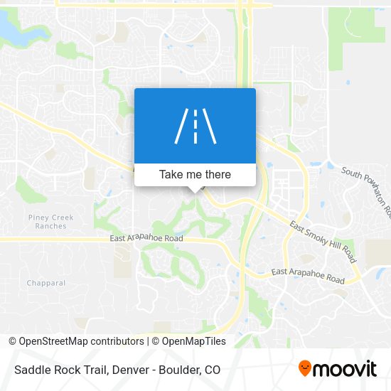 Saddle Rock Trail map