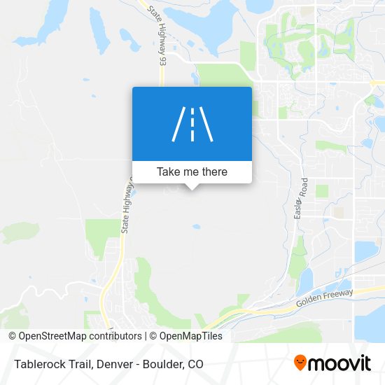Tablerock Trail map
