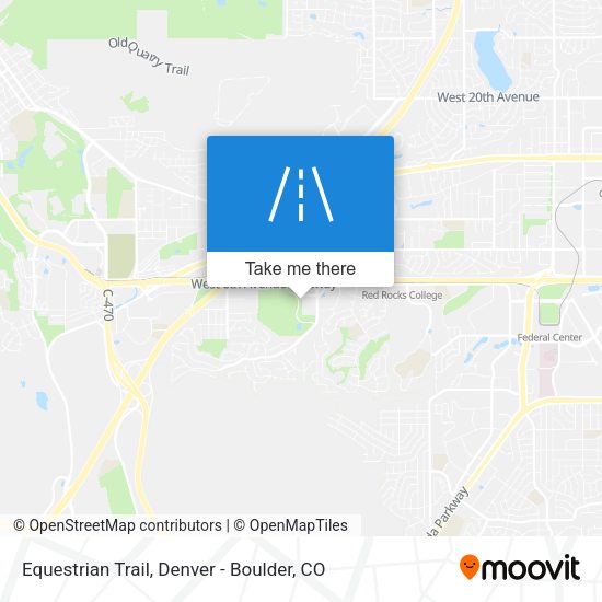 Equestrian Trail map