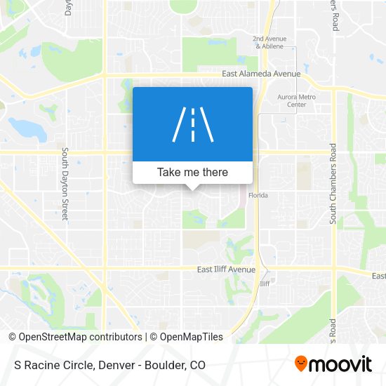 S Racine Circle map