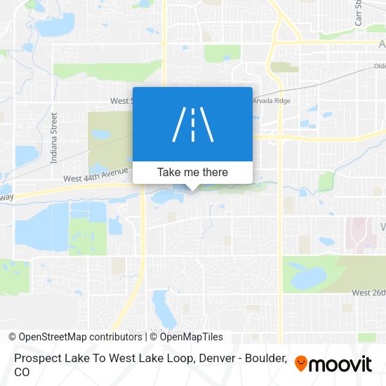 Mapa de Prospect Lake To West Lake Loop