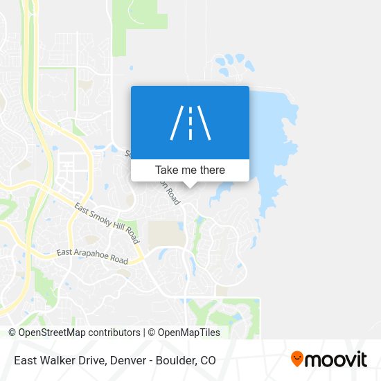 Mapa de East Walker Drive