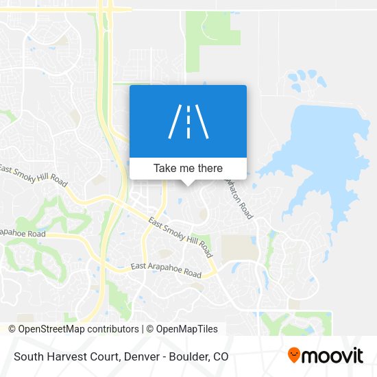 Mapa de South Harvest Court