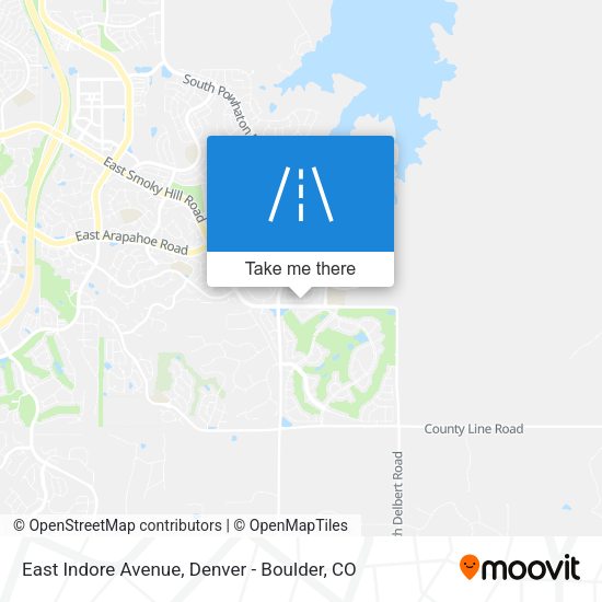 East Indore Avenue map