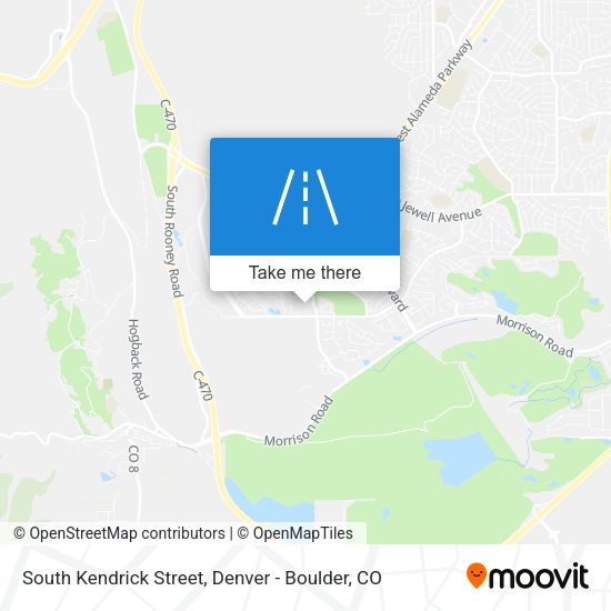 South Kendrick Street map