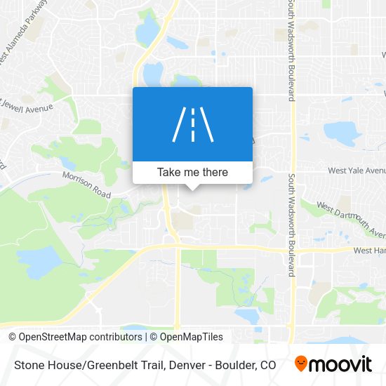 Stone House/Greenbelt Trail map