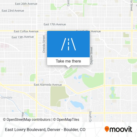 East Lowry Boulevard map