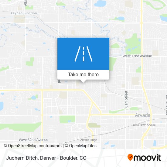 Juchem Ditch map