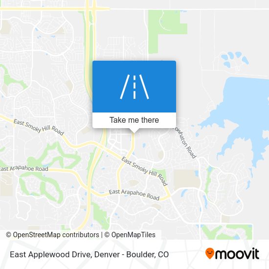 East Applewood Drive map