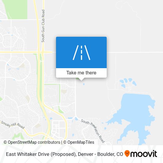Mapa de East Whitaker Drive (Proposed)