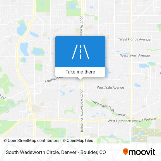 South Wadsworth Circle map