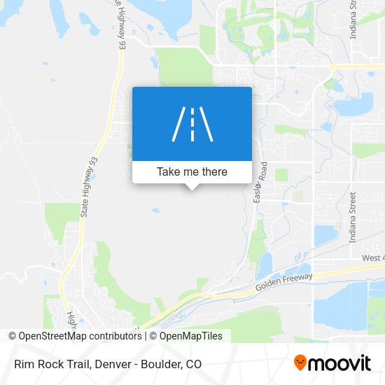 Rim Rock Trail map