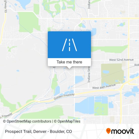 Mapa de Prospect Trail