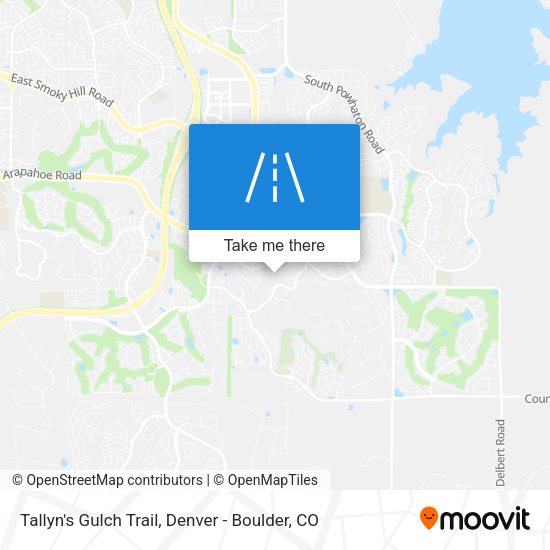 Mapa de Tallyn's Gulch Trail