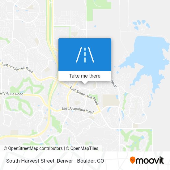 Mapa de South Harvest Street