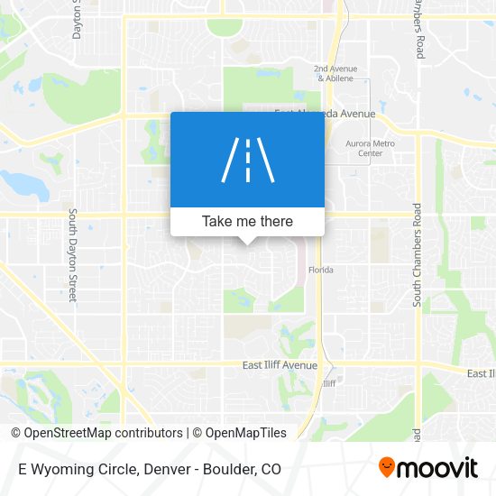 Mapa de E Wyoming Circle