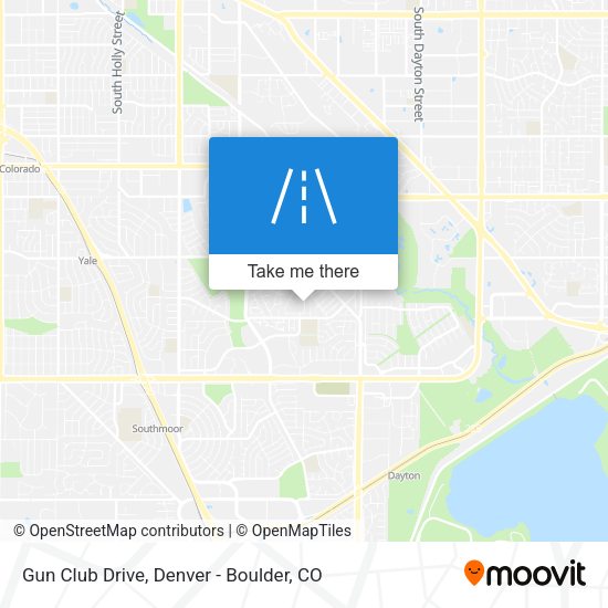 Gun Club Drive map