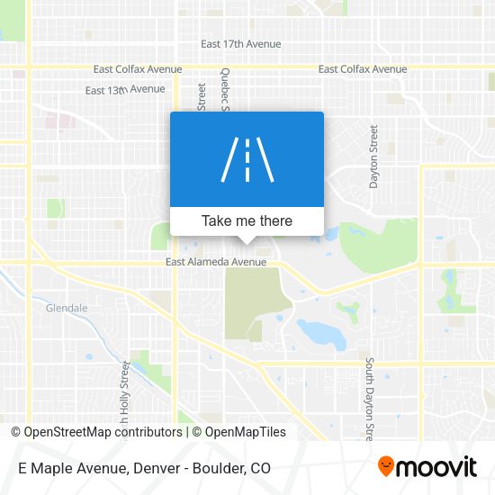Mapa de E Maple Avenue